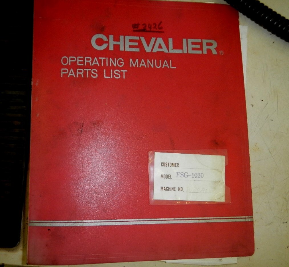 1993 CHEVALIER FSG-1020AD Reciprocating Surface Grinders | Hindley Machine Tool Sales, LLC