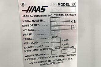 2021 HAAS ST-25 CNC Lathes | Hindley Machine Tool Sales, LLC (17)